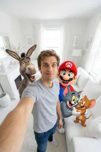 Fisheye Group Selfie Output