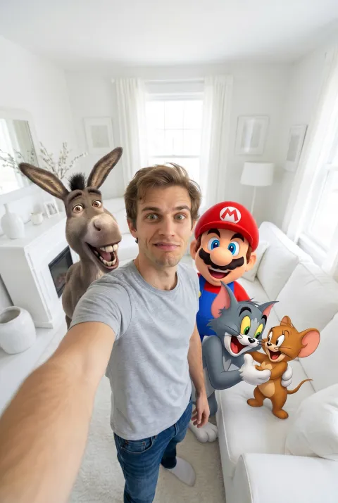Fisheye Group Selfie Output