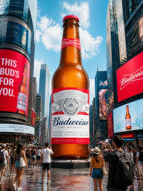 Giant Beer City Ad Output