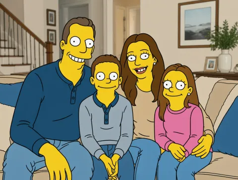 Image To Simpsons Style Output