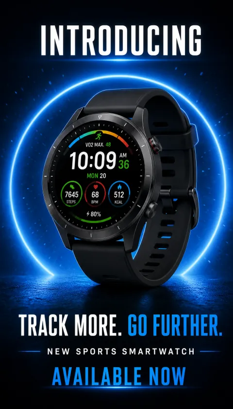 Product Launch Poster Output