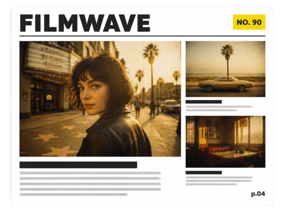 Usecase 3 90s Filter Photos In A Print Zine Layout