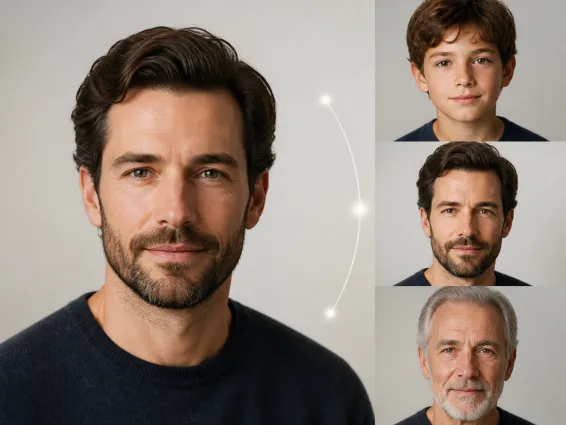 Ai Photo Age Progression Features For Realistic Face Previews