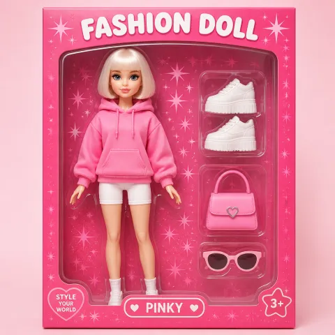 Pink Hoodie