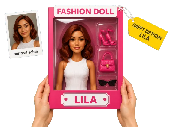 Usecase 3 Hands Giving A Friend Her Doll Box