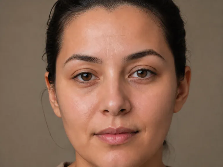After Ai Cleanup The Same Close Up Portrait Shows Smoother Looking Skin With Preserved Pores Shadows And Facial Details