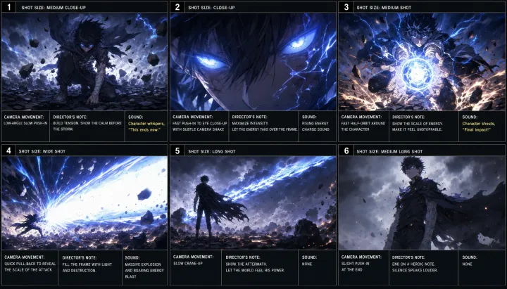 Turn Script Into Storyboard