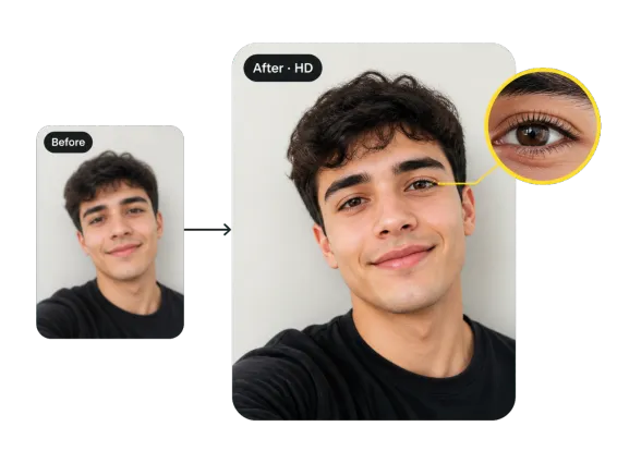 Usecase 1 Soft Selfie Before After Clearer Face