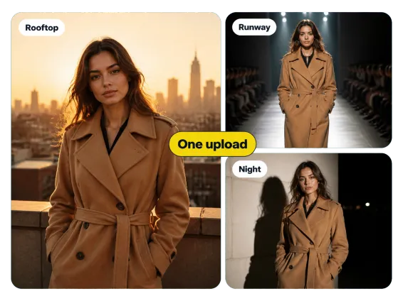 Usecase 4 One Garment In Rooftop Runway And Night Frames