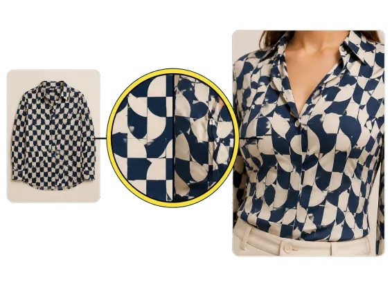Why Choose 1 Same Print On Flat Lay And On Model