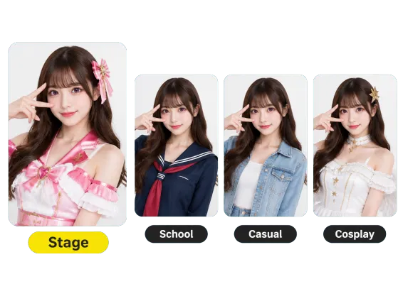 Why Choose 1 Same Face Four Ai Hoshino Outfit Categories