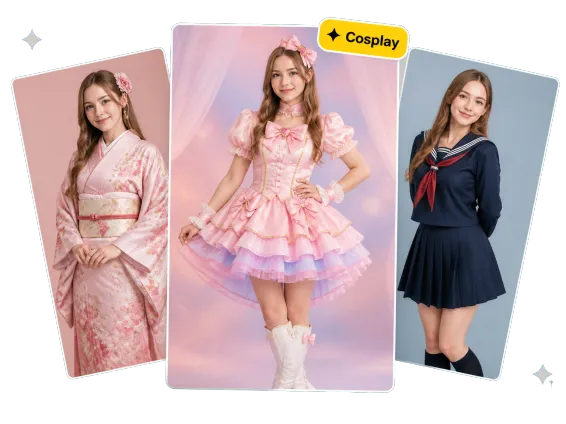 Usecase 3 Woman Anime Cosplay Outfits