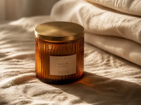 Linen Candle