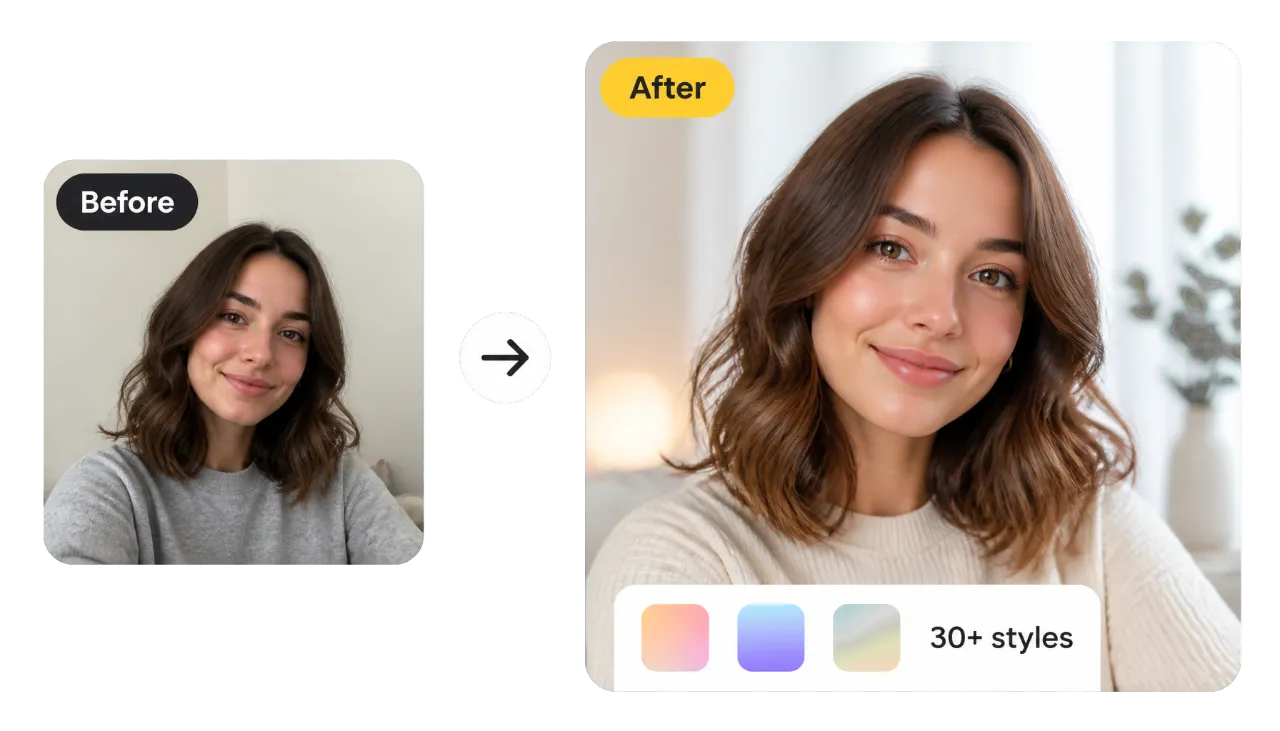 Hero Woman Plain Photo To Ai Selfie Same Face