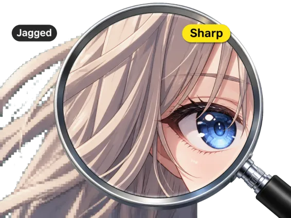Usecaselist Anime Detail Loupe Jagged To Smooth 4k