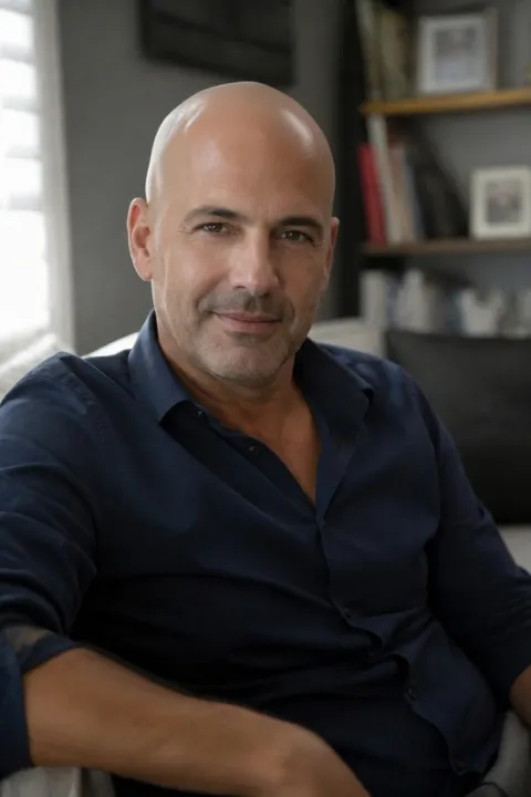 The Same Man With A Realistic Shaved Head After Vorla S Ai Bald Filter