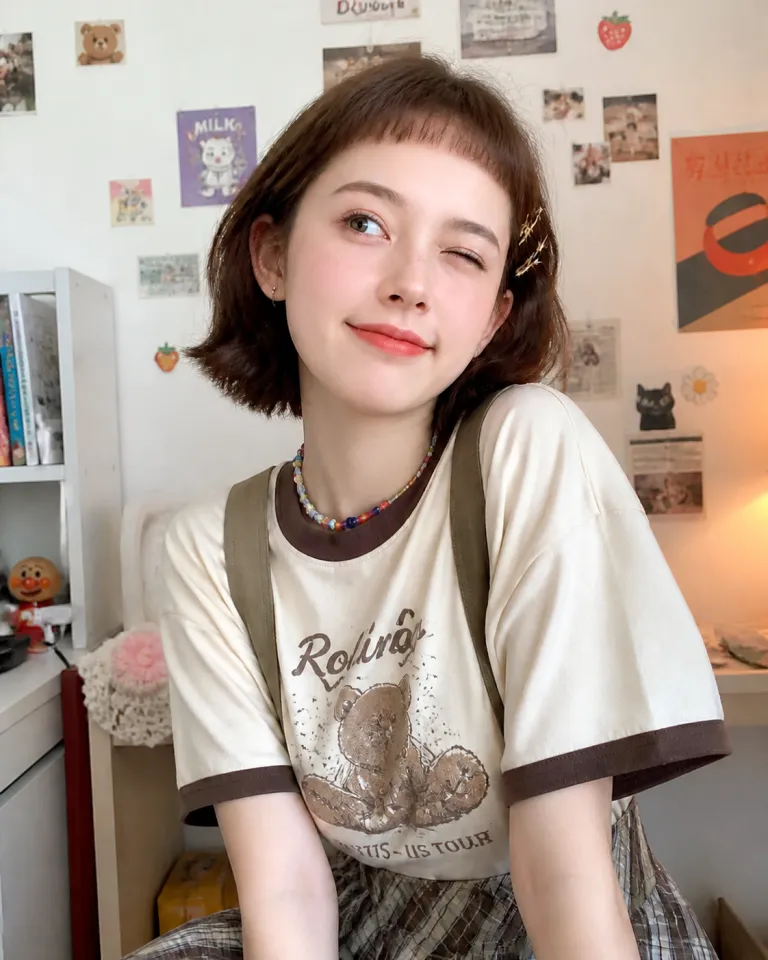 Micro Bangs Filter For An Edgy Short Fringe After
