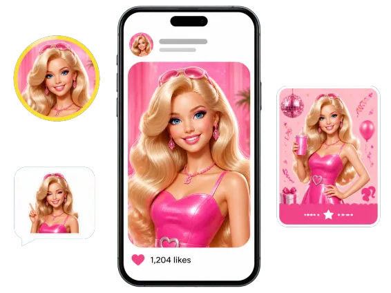 Why Choose 1 Barbie Selfie Shared On Social Profile