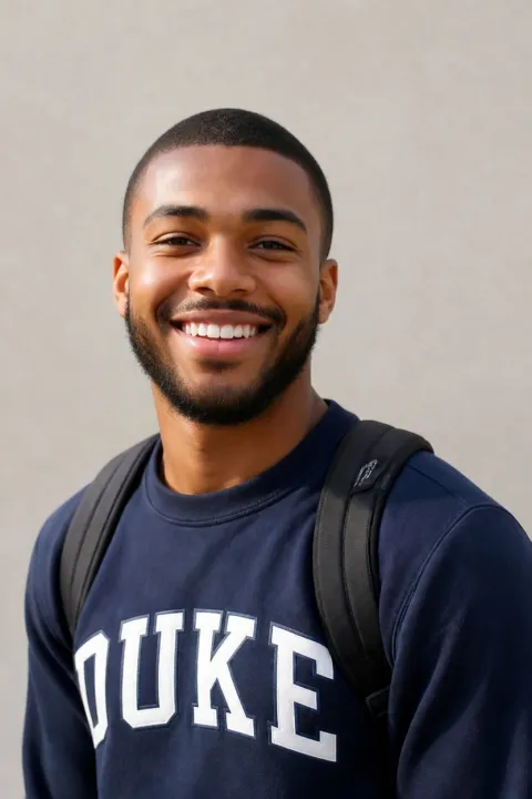 Black College Student Beard Look After