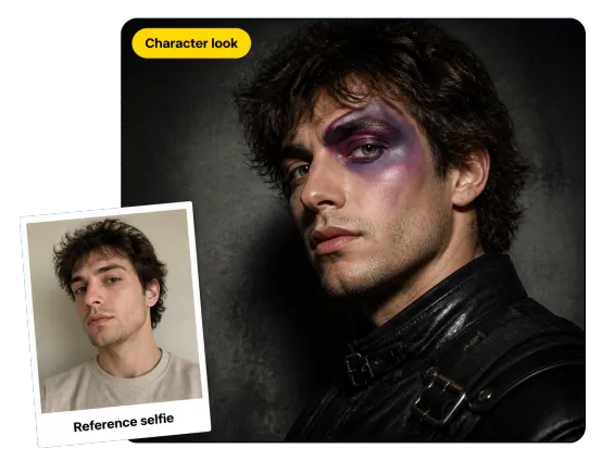 Usecase 2 Costumed Character With Reference Selfie Print