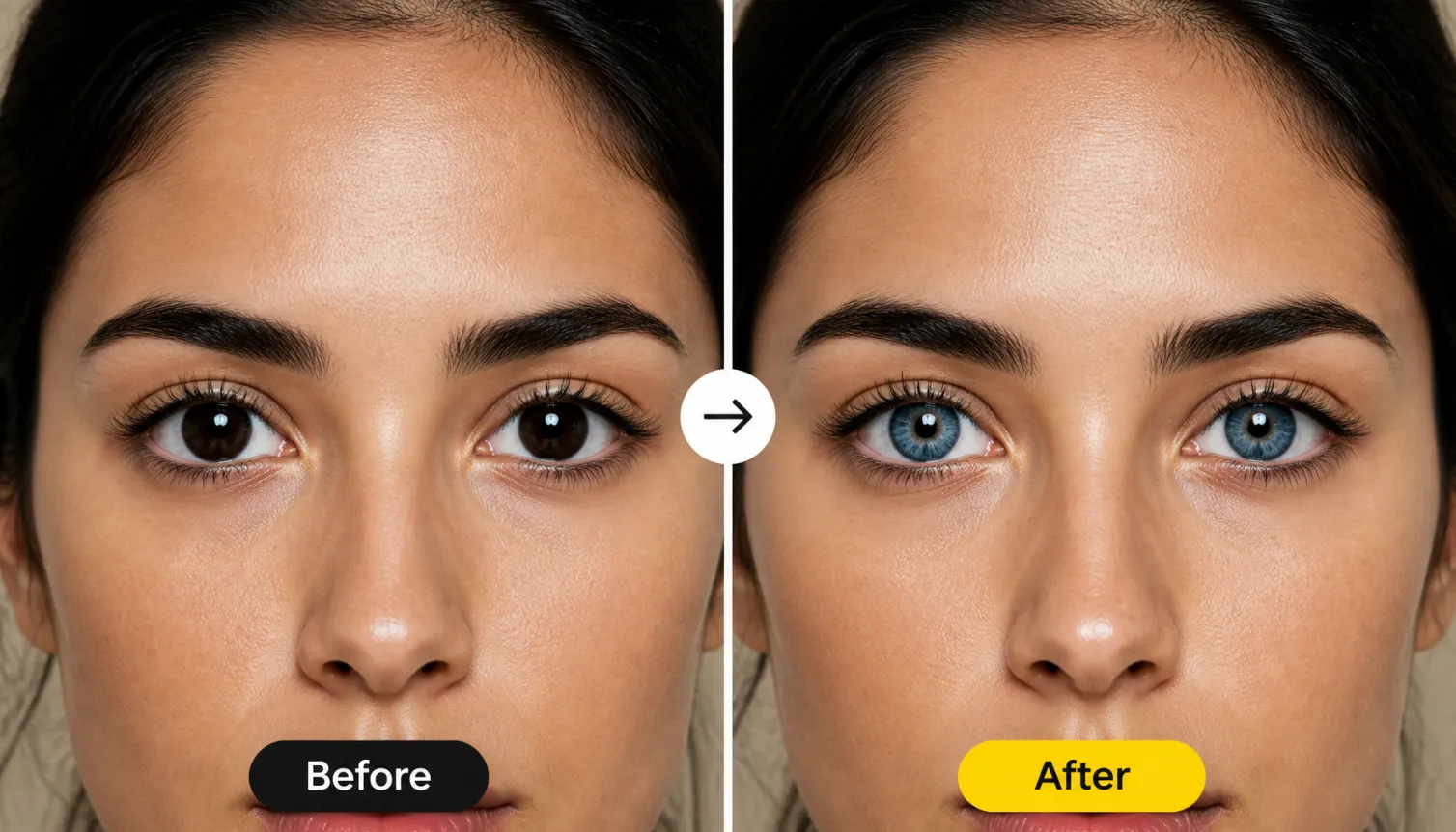 Hero 1 Before After Brown Eyes To Natural Blue