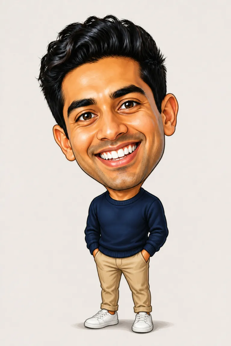 Big Head Cartoon Caricature For Funny Avatars After