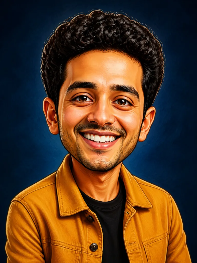 Classic Comic Caricature For Bright Portraits After