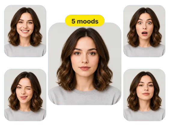 Why Choose 1 One Woman Many Expressions Preset Grid