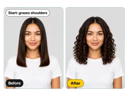 Schulterlanges Haar