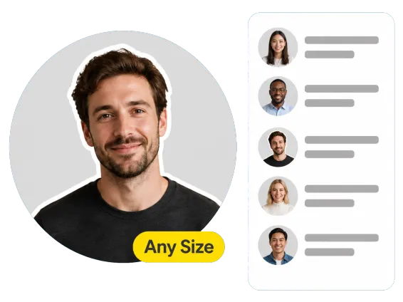 Usecase 3 Outlined Headshot Still Reads In A Busy Feed