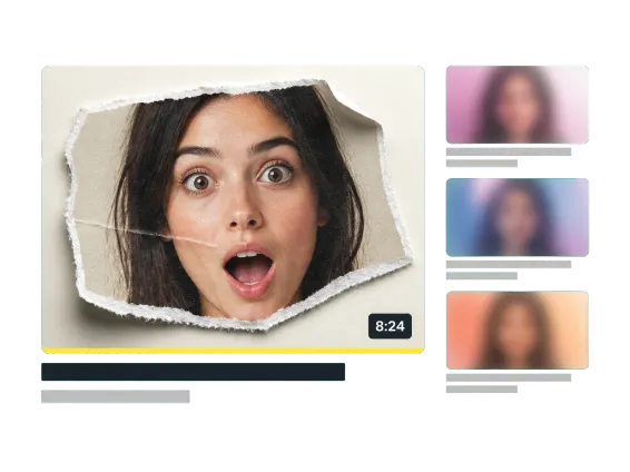 Usecase 2 Torn Paper Thumbnail In Video Feed