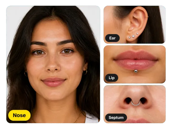 Why Choose 1 Four Piercing Filter Looks Nose Ear Lip Septum