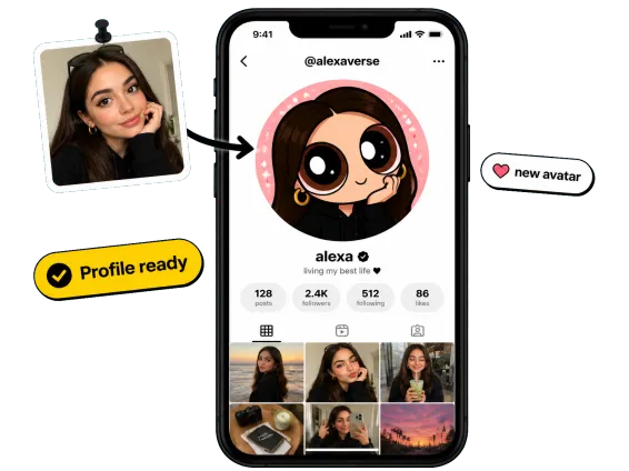 Usecase 1 Social Profile Avatar From Selfie