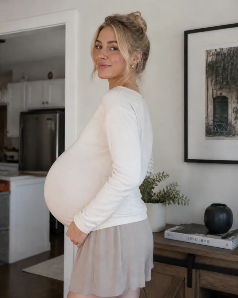 Realistic Baby Bump Filter For Natural Portraits After