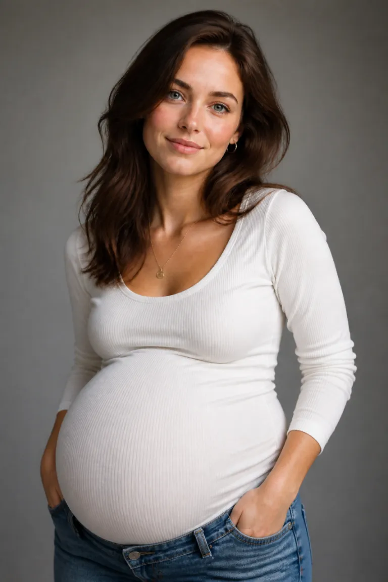 Soft Maternity Portrait Filter For Warm Keepsakes After