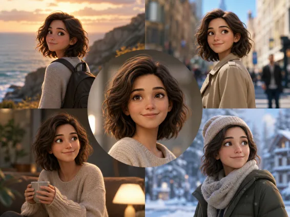 Keep The Same Character Across Multiple Scenes