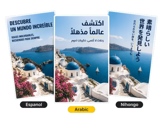 Usecase 3 Poster In Arabic Spanish Japanese