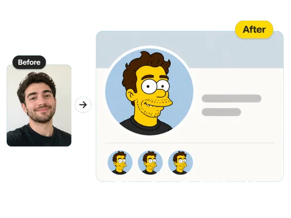 Usecase 1 Simpsons Avatar As Profile Picture