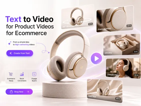 Text To Video Product Videos For Ecommerce