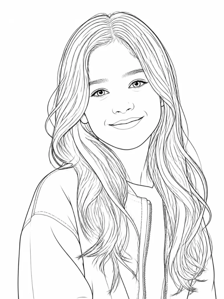 Detailed Photo Line Art After