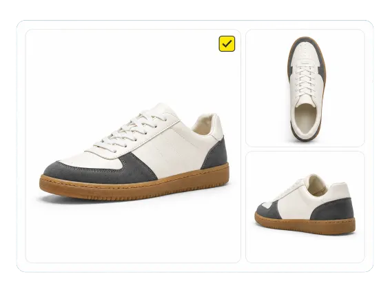 Usecase 1 Sneaker Product Photos On Pure White Background For Listing