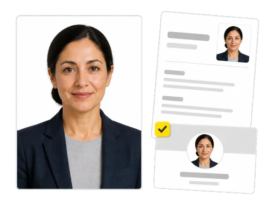 Usecase 3 Professional Headshot On White Background For Resume