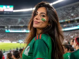 Beautiful Fan Girl